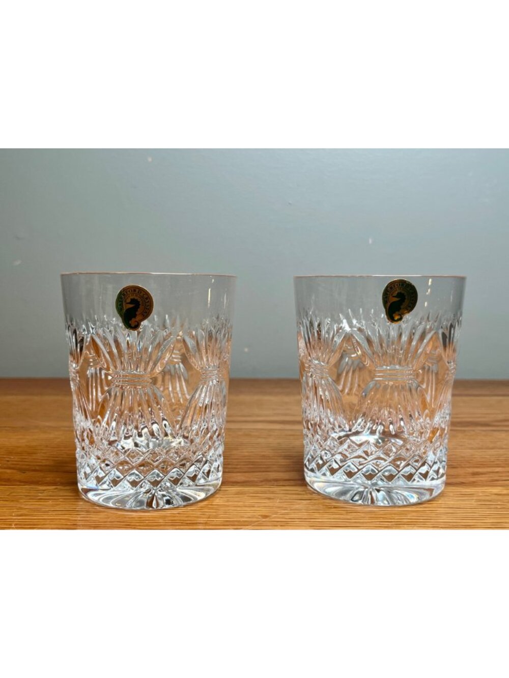 New In Box Set of 2 WATERFORD Crystal Millennium Series Prosperity Pattern Toast - Picture 2 of 16